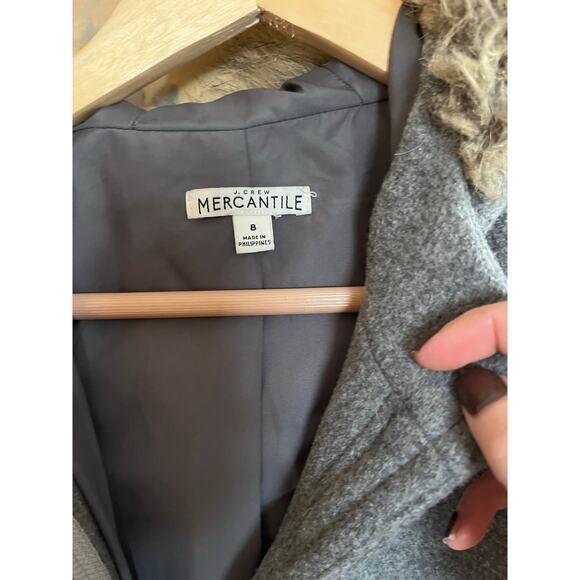 J. Crew Vail Parka Wool Coat 8 - Picture 3 of 6